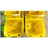 Image 2 : 2 TTS YELLOW COMMERCIAL MOBILE JANITORIAL MOP BUCKETS WITH RINGERS