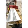 Image 2 : PALLET OF COMMERCIAL OFFICE DIVIDER PANELS, LIGHTING, ASSORTED CEILING TILES, & 5 MAGAZINE RACKS