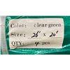 Image 2 : 2 PACKS OF CLEAR GREEN 36' X 20' COVER TARPS & 3 PACKS OF 26' X 20' COVER TARPS *NO EYELETS*