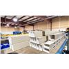 Image 2 : SHELF OF ASSORTED PLASTIC PVC FENCING POLES / PARTS