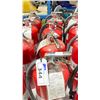 Image 2 : 4 AMEREX 30 LBS RED INDUSTRIAL PORTABLE DRY FIRE SUPPRESSION EXTINGUISHERS