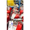 Image 2 : 4 AMEREX 30 LBS RED INDUSTRIAL PORTABLE DRY FIRE SUPPRESSION EXTINGUISHERS
