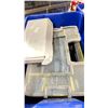 Image 2 : BLUE BIN OF ASSORTED COMMERCIAL ELECTRICAL HARDWARE / COMPONENTS *BIN INCLUDED*
