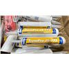 Image 2 : BOX OF ASSORTED INDUSTRIAL SEALANT TUBES / CAULKING / GAP FILLER