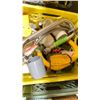 Image 2 : CRATE OF ASSORTED ROCKWELL / MOEN / TAYMOR FAUCETS, HARDWARE, DOOR ITEMS, & CRATE OF ASSORTED