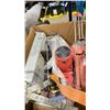 Image 2 : BOX OF HILTI COMPOUND GUN, ELECTRIC METAL CUTTING CHOP SAW, & INDUSTRIAL CABLE PULLING TOOL