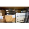Image 2 : ASSORTED BOXES OF RESIDENTIAL / COMMERCIAL LIGHTING LOCATED UNDER GREY ROLLING TABLE