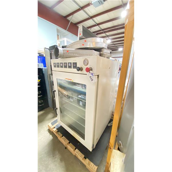 6 SECTION COMMERCIAL 220V ELECTRIC MOBILE SINGLE DOOR GLASS FRONT HORTICULTURAL VACUUM OVEN WITH