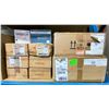 Image 2 : SHELF OF ASSORTED RESIDENTIAL WALL LIGHTS, CEILING LIGHTS, & CHANDELIERS *MUST TAKE ALL ON SHELF*