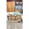 Image 1 : PALLET OF 65 BOXES OF 100 X 400MM OCEAN BLUE SHADE CERAMIC WALL TIES
