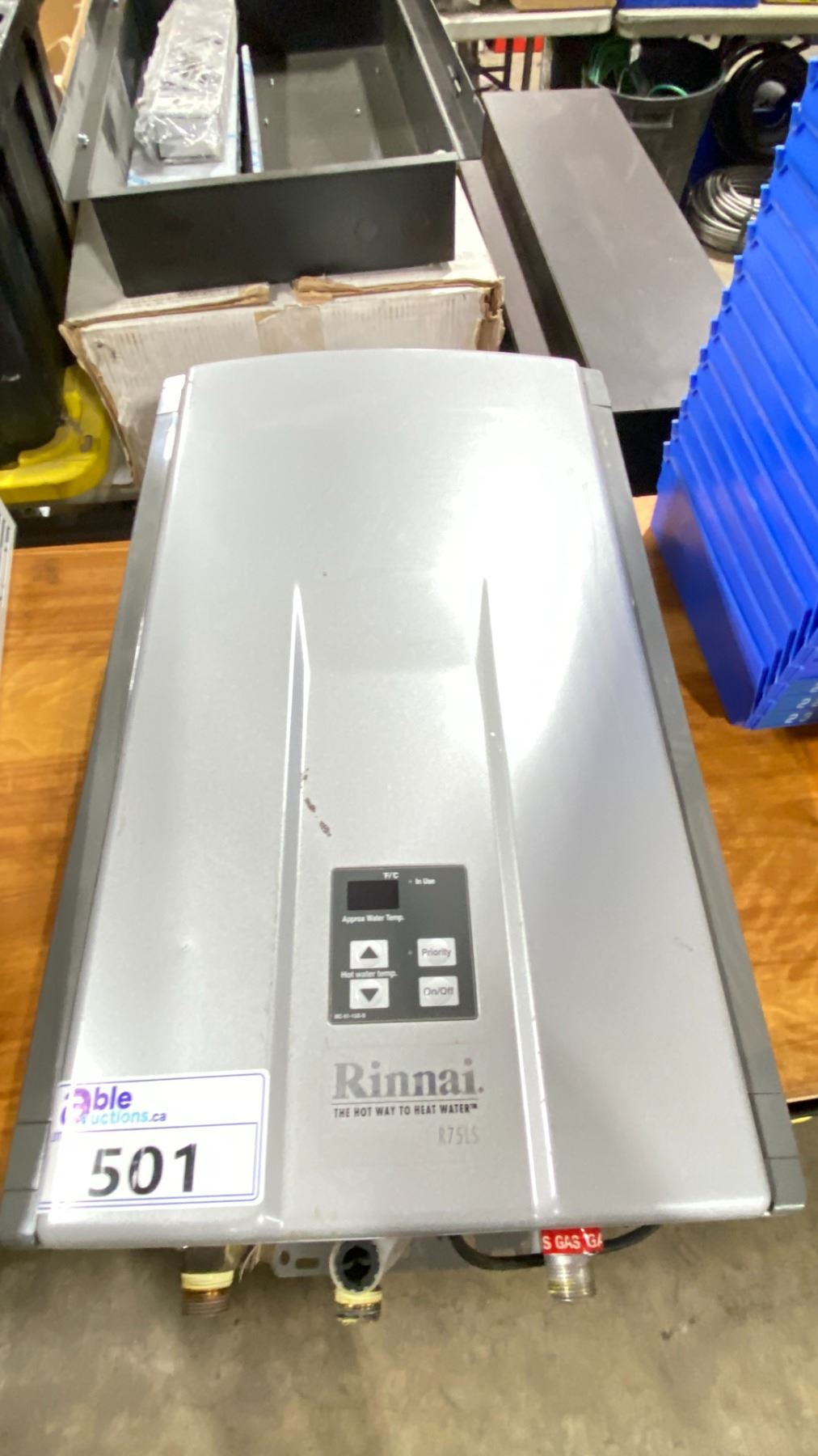 Rinnai Model R75ls RINNAI R75LS WALL HUNG NATURAL GAS COMMERCIAL COMBI BOILER - Able Auctions