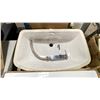 Image 2 : 3 VARIOUS RESIDENTIAL CERAMIC BATHROOM VANITY SINKS