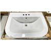 Image 3 : 3 VARIOUS RESIDENTIAL CERAMIC BATHROOM VANITY SINKS