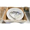 Image 3 : 3 VARIOUS RESIDENTIAL CERAMIC BATHROOM VANITY SINKS