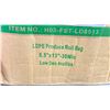 Image 2 : 10DOZEN BDG ORANGE INDUSTRIAL SAFETY GLOVES, COMMERCIAL SUBMERSIBLE PUMP, & BOX OF LDPE PRODUCE