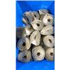 Image 2 : PALLET OF PLASTIC BINS WITH ASSORTED INDUSTRIAL COIL NAILS & HURRICANE TIE BRACKETS