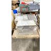 Image 1 : PALLET OF SPECKED GREY 12" X 24" PORCELAIN FLOORING TILES *MUST TAKE ALL ON PALLET*