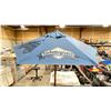 Image 3 : PALLET OF OPEN CENTER COMMERCIAL TABLE TOPS 46.5" X 29.5", COMMERCIAL MOLSON UMBRELLA,