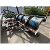 Image 2 : 11' COMMERCIAL INDUSTRIAL SNOW PLOW BLADE WITH HEAVY DUTY HYDRAULIC ARTICULATING FRONT VEHICLE MOUNT