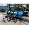 Image 2 : 11' COMMERCIAL INDUSTRIAL SNOW PLOW BLADE WITH HEAVY DUTY HYDRAULIC ARTICULATING FRONT VEHICLE MOUNT