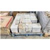 Image 2 : APPROX 149.2SQ FT OF 4"X4" TUMBLED STONE WALL TILE