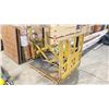 Image 1 : YELLOW INDUSTRIAL 40"W X 36"H X 50"D HYDRAULIC FORKLIFT PUSH / PULL SLIP SHEET ATTACHMENT