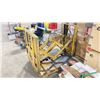Image 2 : YELLOW INDUSTRIAL 40"W X 36"H X 50"D HYDRAULIC FORKLIFT PUSH / PULL SLIP SHEET ATTACHMENT