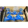 Image 2 : PAIR OF WATTS DOUBLE CHECK BACKFLOW PREVENTER NO. LF709 SIZE 4" MAX. 175 PSI MAX & CRATE OF HEAVY