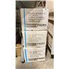 Image 2 : TABLE BOTTOM OF WEATHER STRIPPING, 3 BOXES OF KORA SPT-430-AWH CHROME REFLECTORS WITH WHITE RINGS,