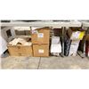 Image 1 : TABLE BOTTOM OF BOX OF REUSABLE CLOTH BAGS, 3 BOXES OF 3/16" X 1/2" X 50' FOAM