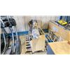 Image 1 : WOODEN CRATE OF ASSORTED INDUSTRIAL PLUMBING SUPPLIES & RACKING PARTS