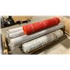 Image 2 : PALLET OF PLASTIC CONSTRUCTION FENCING, ROOFING TURF & ROOFING TARPS
