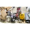 Image 2 : STAINLESS STEEL SAWHORSE, HOOVER VACUUM, ELECTRIC PRESSURE WASHER, COMMERCIAL MOP BUCKET,