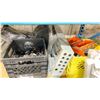 Image 2 : SHELF OF ASSORTED ELECTRICAL OUTLET COVERS, PVC PIPE CONNECTORS & CONTROL PANEL BOX