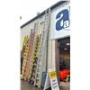 Image 1 : 40' ALUMINUM EXTENSION LADDER WITH A 310 LB MAX CAPACITY