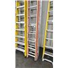 Image 2 : WERNER 28' ORANGE ALUMINUM EXTENSION LADDER & ALLRIGHT 36' ALUMINUM EXTENSION LADDER WITH A 250