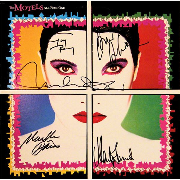 The Motels signed All Four One album