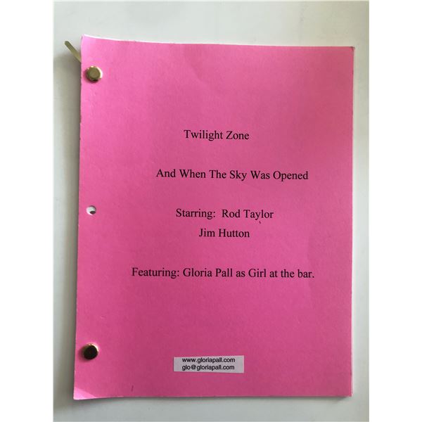 The Twilight Zone - And When the Sky Was Opened - Original Script