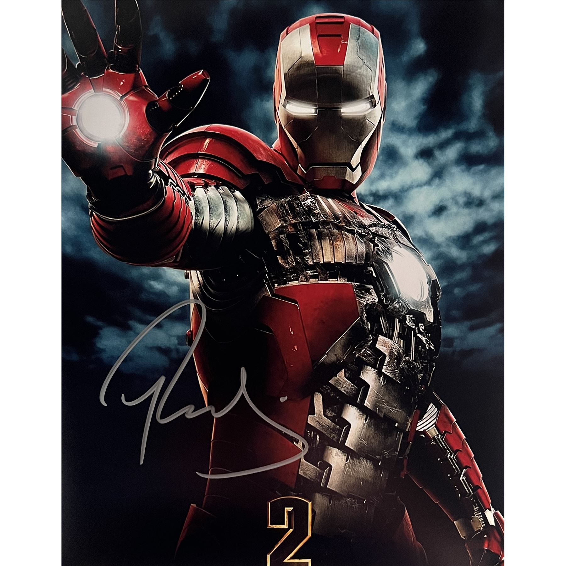 Iron Man Robert Downey Jr. signed photo
