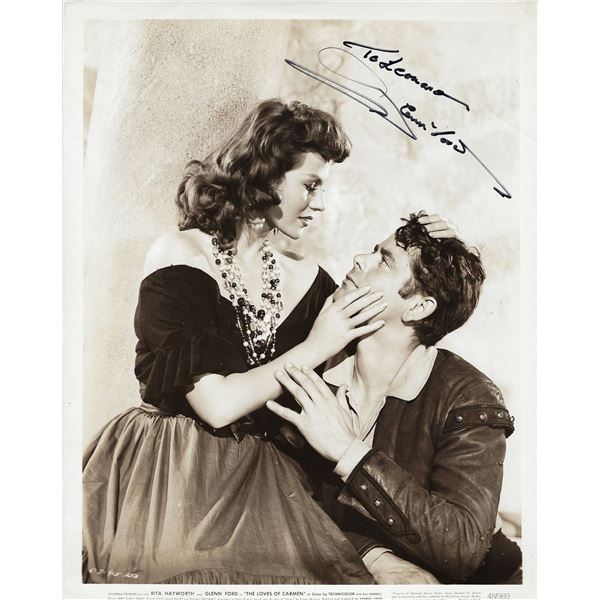 The Loves of Carmen Glenn Ford signed movie photo