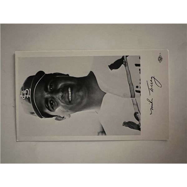 Mike Torrey facsimile signed photo. 3x5 inches
