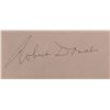 Image 1 : Robert Donat signature slip