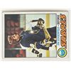Image 1 : Buffalo Sabres Jim Schoenfeld 1977 Tops #108 signed trading card