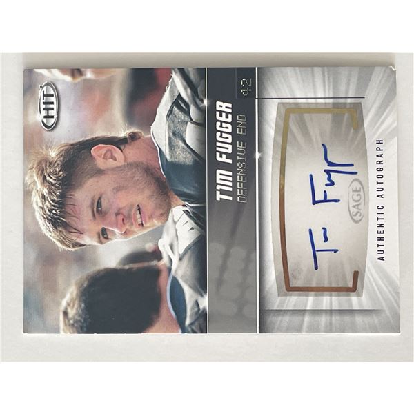 Tim Fugger signed autograph card
