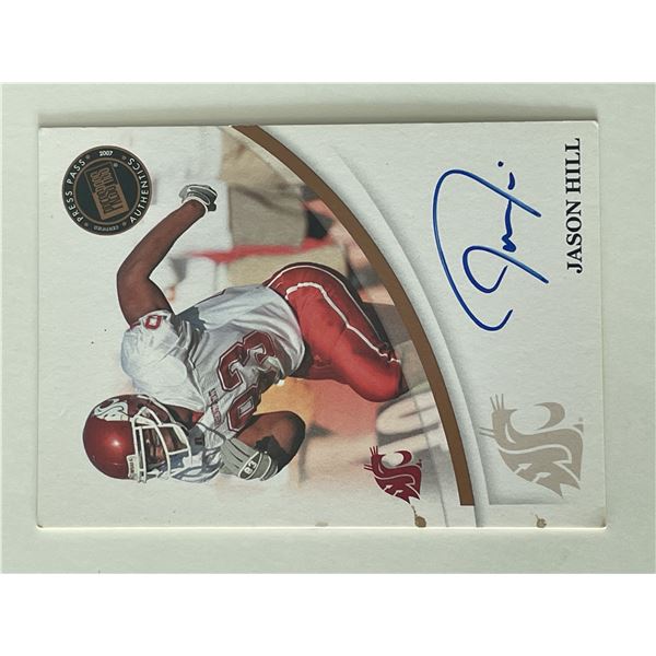 Jason Hill signed autograph card