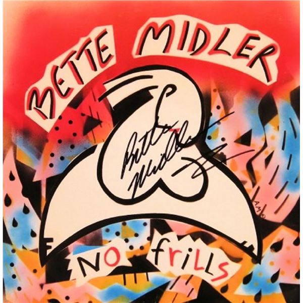 Bette Midler signed No Frills album