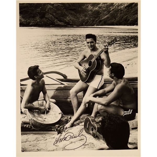 Elvis Presley signed photo