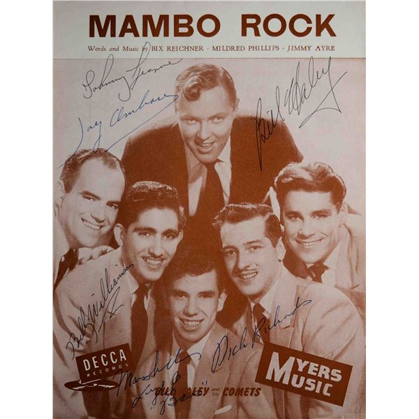 Bill Haley Rock ‘N’ Roll signed sheet music