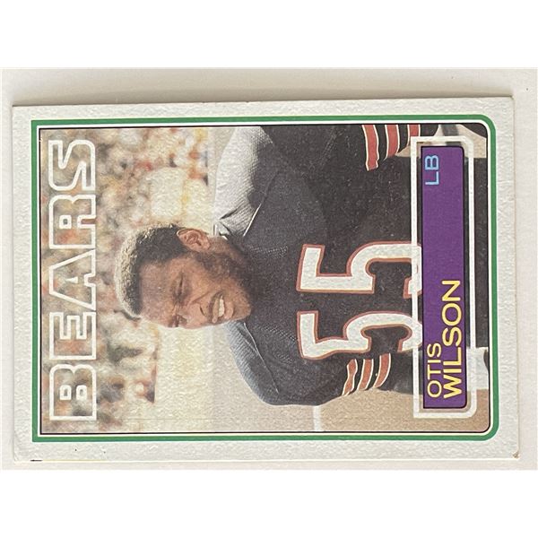 Chicago Bears Otis Wilson 1983 Topps #41 signed trading card