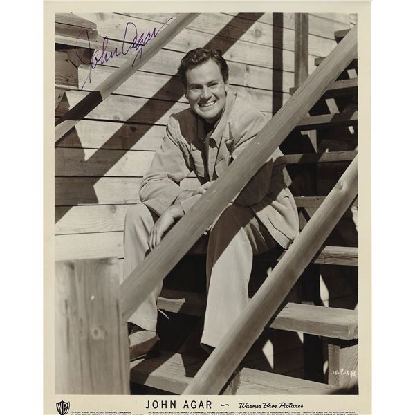 Sands of Iwo Jima John Agar signed photo